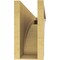 Ekena Millwork 5"W x 30"D x 10"H Thin Viola Rough Cedar Woodgrain TimberThane Corbel, Primed Tan CORUR05X30X10VIORCPR - alternate 5